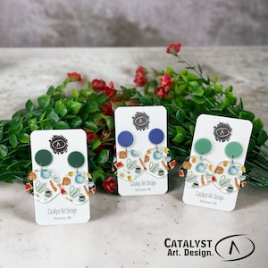 Breakfast Tea Pancake Earrings, Diner Waitress Gift for Her, Acrylic Retro Breakfast Lover Earrings, Restaurant Hostess Gift