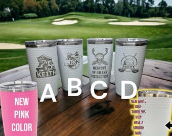 Golf Tumbler, Golf Dimple Tumbler, Men's Golf Tumbler, Ladies Golf Tumbler, golf humor, golf personalized gift, golf lover gift, tournament
