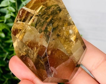 Slightly Imperfect Smoky Quartz Freeform with Amazing Clarity, Crystal Freeform, Polished Minerals, Home Decor #1