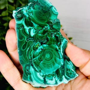 GORGEOUS Malachite Slab, High Quality Natural Malachite, Druzy Malachite Slab, Malachite Crystal, Heart Chakra, Home Decor, Meditation Tool