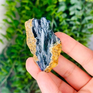 Vivianite on Matrix Specimen, Vivianite Specimen, Mined in Ukraine, Specimen Collection, Vivianite Crystal, Home Decor