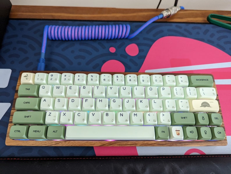 Matcha 60 Mechanical Keyboard Etsy Australia