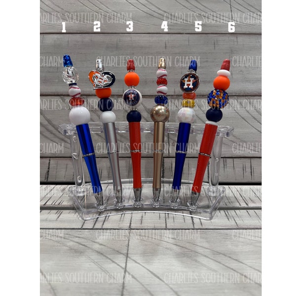 Houston Astros Beadable Pens