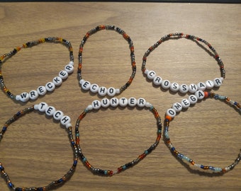 The Bad Batch Beaded Bracelets Collection
