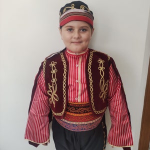 Turkish Music Dancer Ottoman Costume Anatolian Outfit for Child