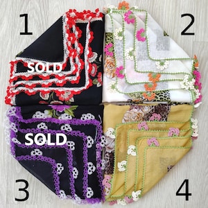 Authentic Ottoman Design - Turkish Scarf for Women - Traditional Scarf, needle lace decorated with beads, floral pattern, mother's day gift