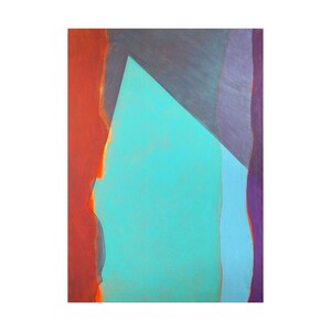 Oil painting on canvas. Colorful abstract painting. Aesthetic painting home decoration. The &quot;On the peak&quot; 100 x 70 cm / 39.4 x 27.5 in