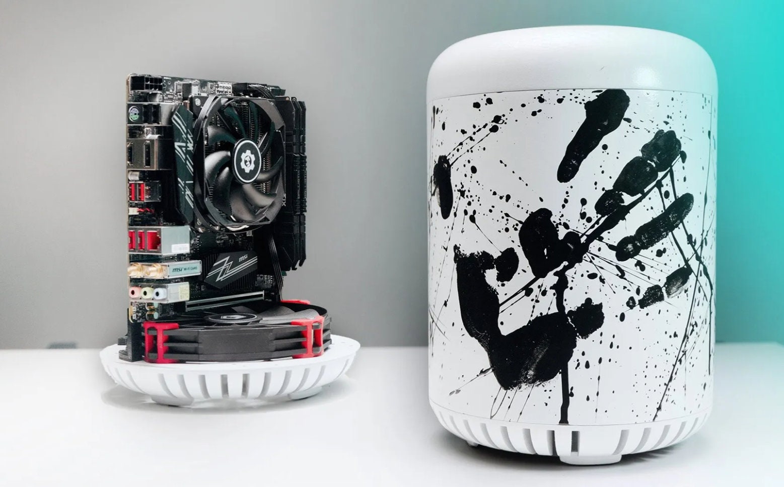 Customizable Mini ITX Case for Compact PC Builds - Stylish