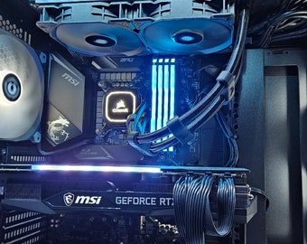 3D gedruckter Corsair AIO Heizkörperkamm | Verstellbares Kabel-Design