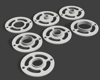 Template Rings Set, compatible with the Festool OF900/OF1000/OF1010/1400 Slot-Fit Template Rings Set: 13mm-40mm Diameter