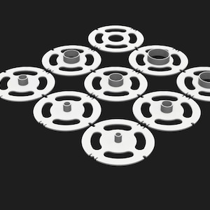 Juego de anillos de plantilla de ajuste de ranura Festool 2200: diámetro de 12 mm a 40 mm