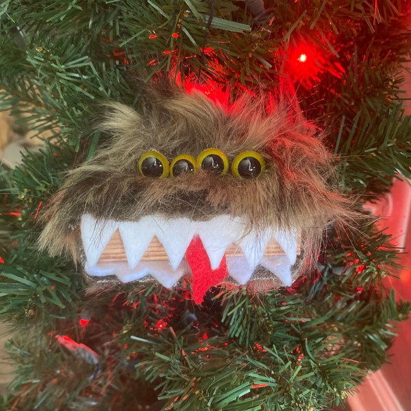 Harry Potter Christmas ornament. Harry Potter tree.  Monster Book of Monsters. Magical monster book ornament, Little monsters tree ornament