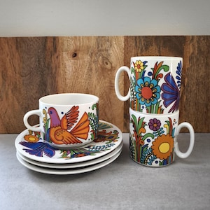 1960s Villeroy & Boch Acapulco tableware | Assorted Boch Acapulco collectibles | Christine Reuter design | Sixties