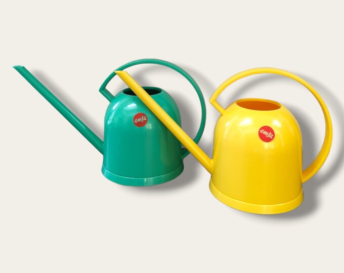 1970's Vintage Plant Watering Can From Emsa From Germany Retro Flower