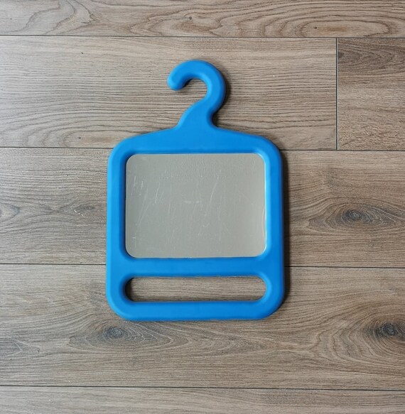 Perchero con espejo IKEA vintage Diseno Louise Hederstrom Coleccion IKEA PS Plastico azul Etsy Mexico