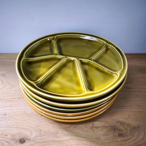 Gien fondue plates - Etsy 日本