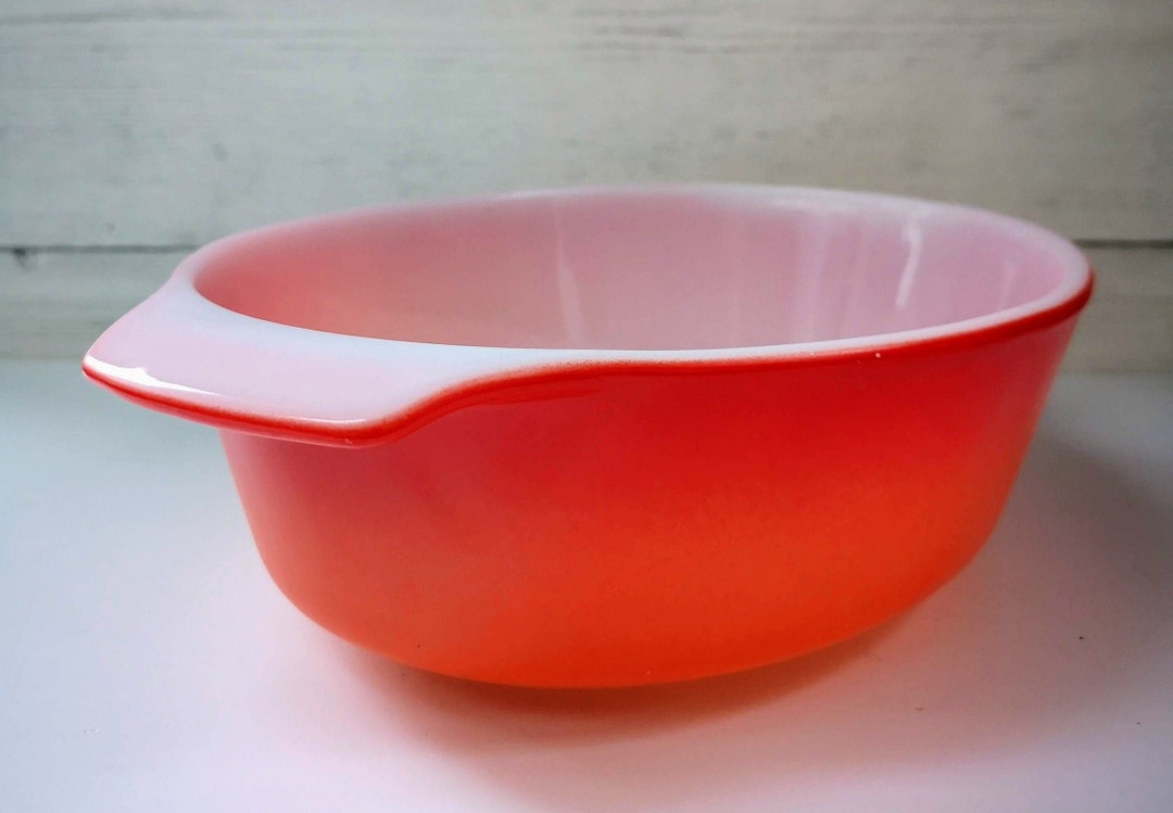 XXL Anchor Hocking Oval Baking Dish in Orange/red Large Ovalshaped