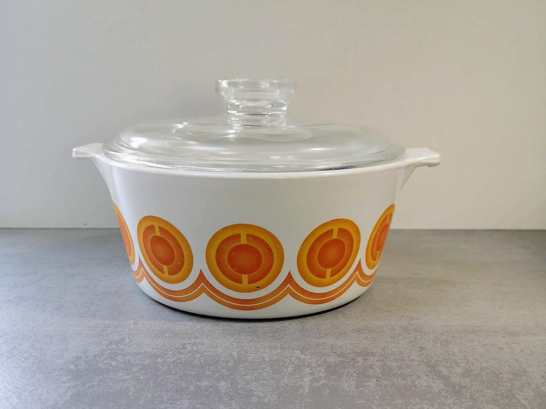 1970s EU Edition Corningware Pyroflam Casserole Dish With Lid Pyrex ...