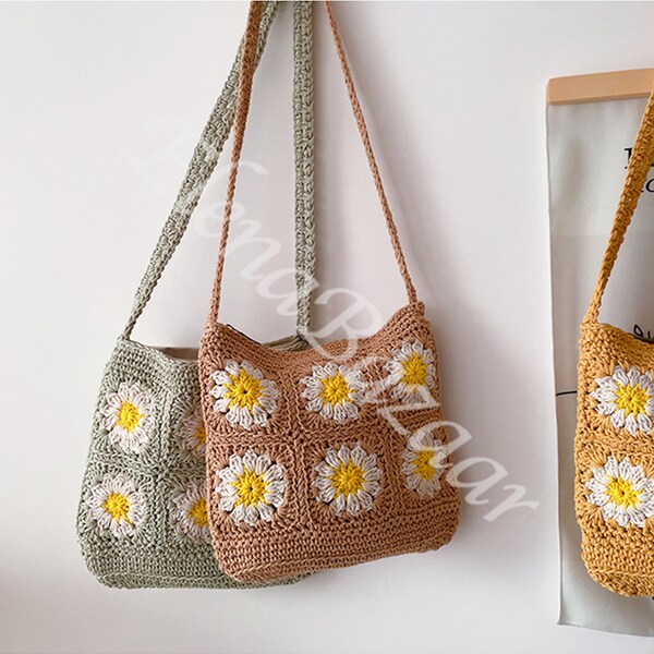 Crochet Crossbody Bags Etsy