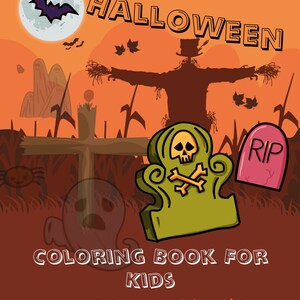 Halloween Coloring Book For Kids Vol. 2