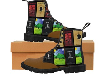 Women's Canvas Boots Brown
