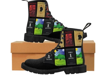 Women's Canvas Boots BLACK
