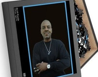 Quintin L Noble portrait puzzle 120 pieces Poem
