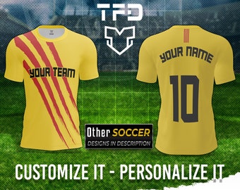 Custom Soccer Jersey | Custom Soccer Shirt | Customized Name and Numbers