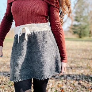 Mysig Skirt Beginner Knitting Pattern
