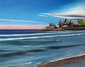 Narragansett Town Beach, Rhode Island (RI),  11” x 14” Fine Art Print