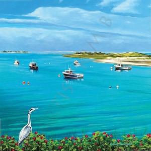 Chatham Fish Pier Area, Cape Cod, MA 12” x 12” Fine Art Print