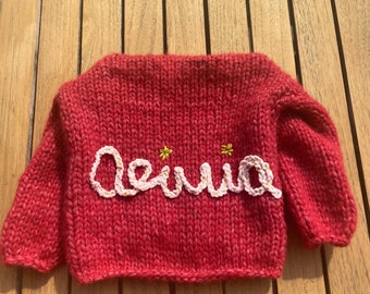 Personalized Babycardigan Gr. 80 Baptismal Gift / Birth Gift