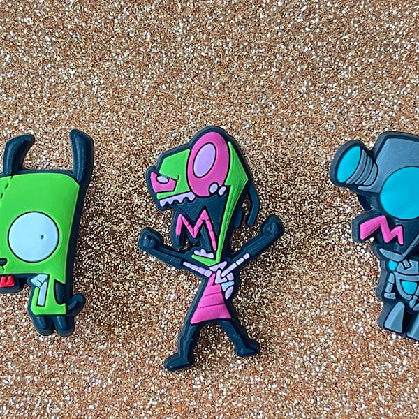 Invader Zim Shoe Charm