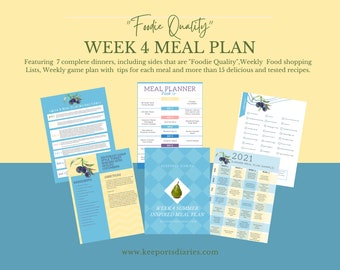 Week Four Summer Meal Plan