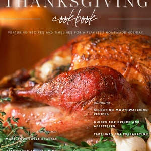 Thanksgiving Cookbook , Guide and Meal Plan image 2