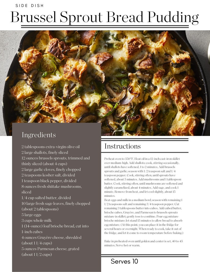 Thanksgiving Cookbook , Guide and Meal Plan image 5