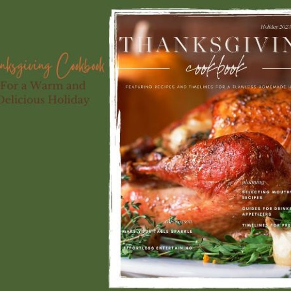 Thanksgiving Cookbook , Guide and Meal Plan