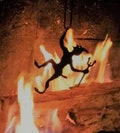 Stainless Devil Fireplace Damper Pull Charm