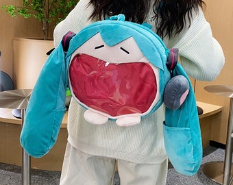 Miku Cosplay, Anime Tasche, Anime Rucksack, Anime Tasche, Anime Ita Tasche, Japanische Tasche, Kawaii Tasche, Hatsune Miku, Kawaii Rucksack, Rucksack