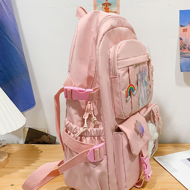 Ita Bag, Waterproof Backpack, Ita Backpack, Pin Bag, Kawaii Backpack, Pin Backpack,Japanese Backpack, Cute Backpack, Ita Bag Backpack, japan