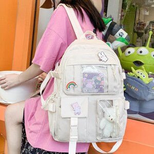 Ita Bag, Waterproof Backpack, Ita Backpack, Pin Bag, Kawaii Backpack, Pin Backpack,Japanese Backpack, Cute Backpack, Ita Bag Backpack, japan