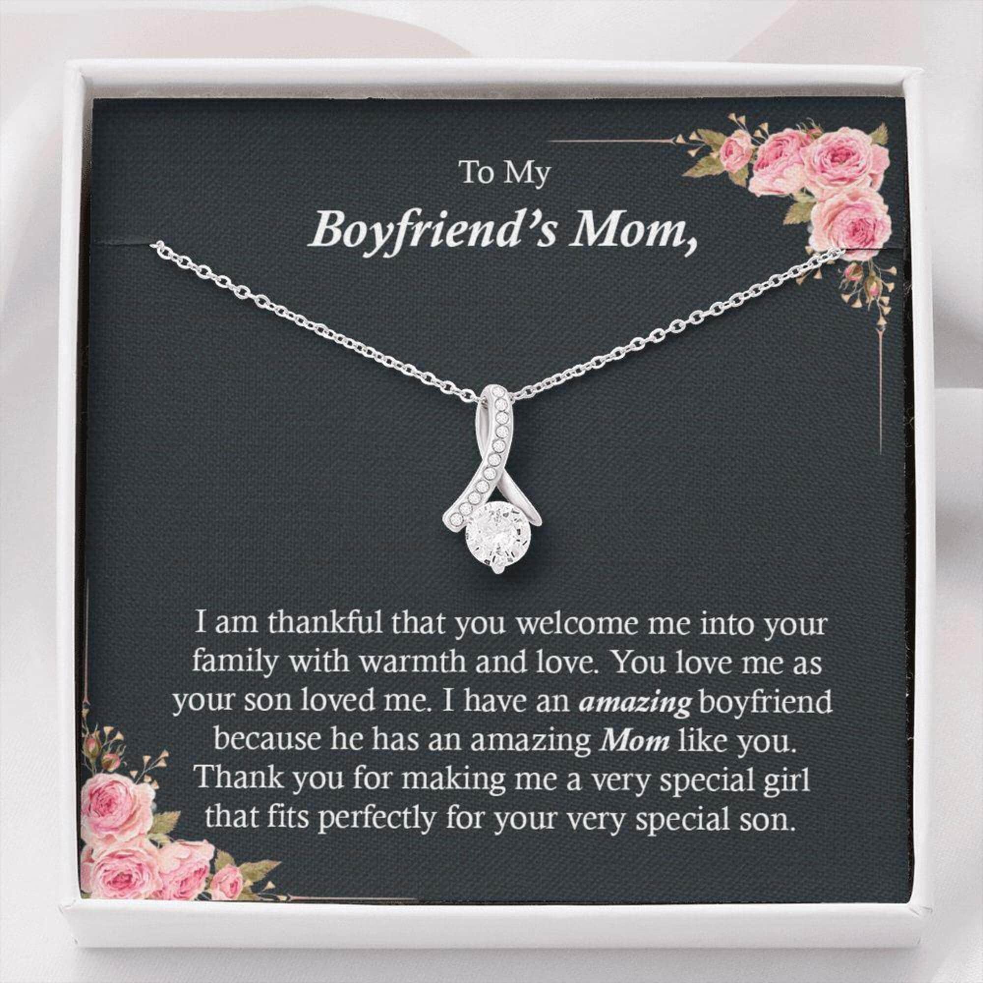 Boyfriends Mom Necklace Boyfriends Mom T Boyfriend Mom Etsy