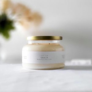 Grace | Sweet Scents | Love Inspired | Inspirational | Handmade Soy Candle | Christian Candle | Bible Verse | Encouraging Gift | Love Gift