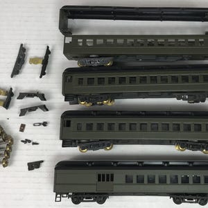 HO Scale, Undecorated Short Passenger Cars, Projects