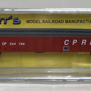 Huberts, N Scale, 50&#39; Gondola, Canadian Pacific, CP #344796, w/MTL trucks and couplers, w/Pipe Load