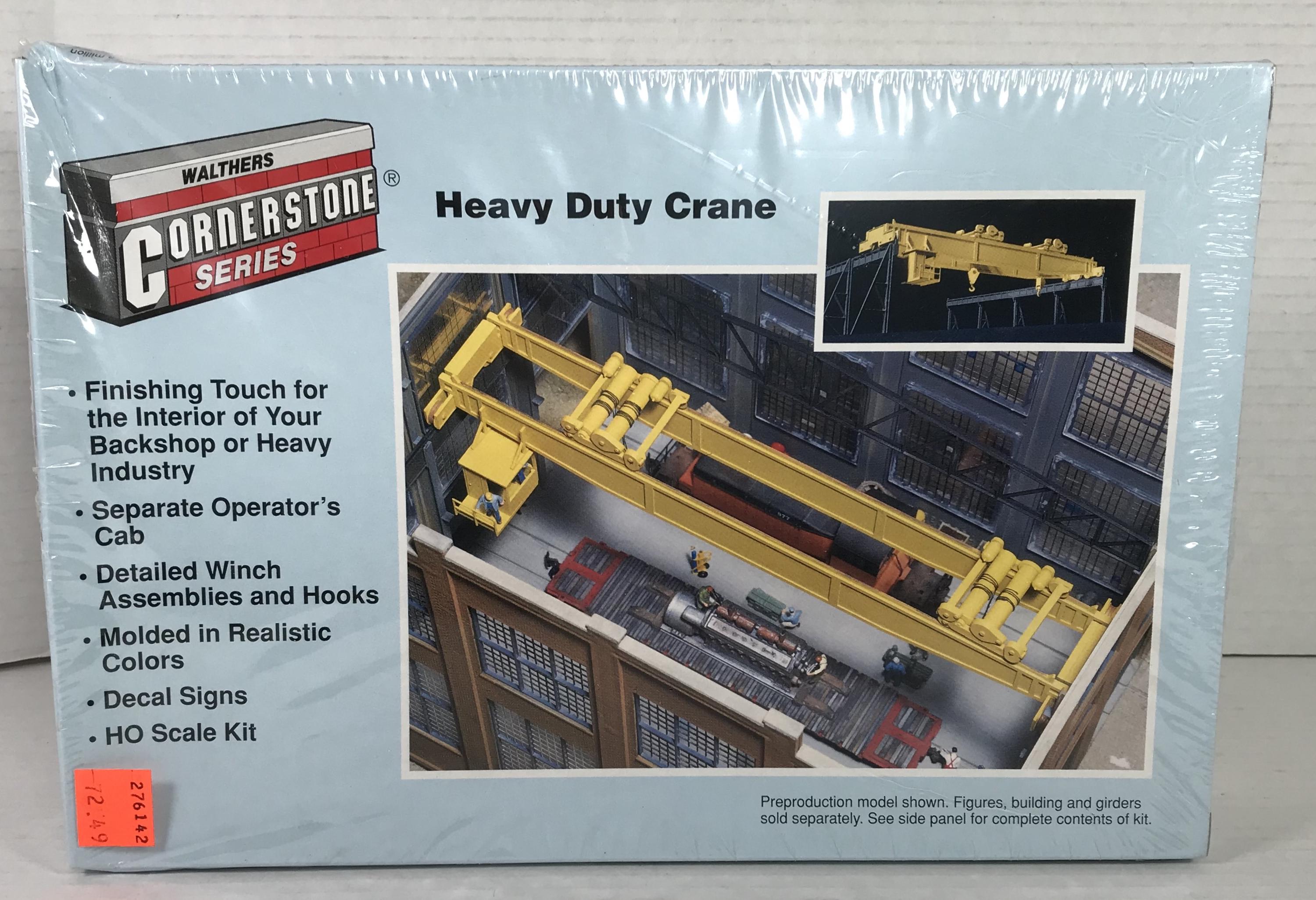 Walthers Cornerstone Series 933-3150 heavy duty crane model kit HO sca
