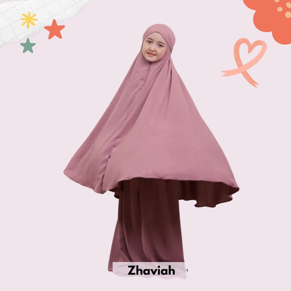 Girl Prayer Dress for Kids 9-12 Years, Muslim Clothing for Girl, Girl Jilbab Dress for Salah