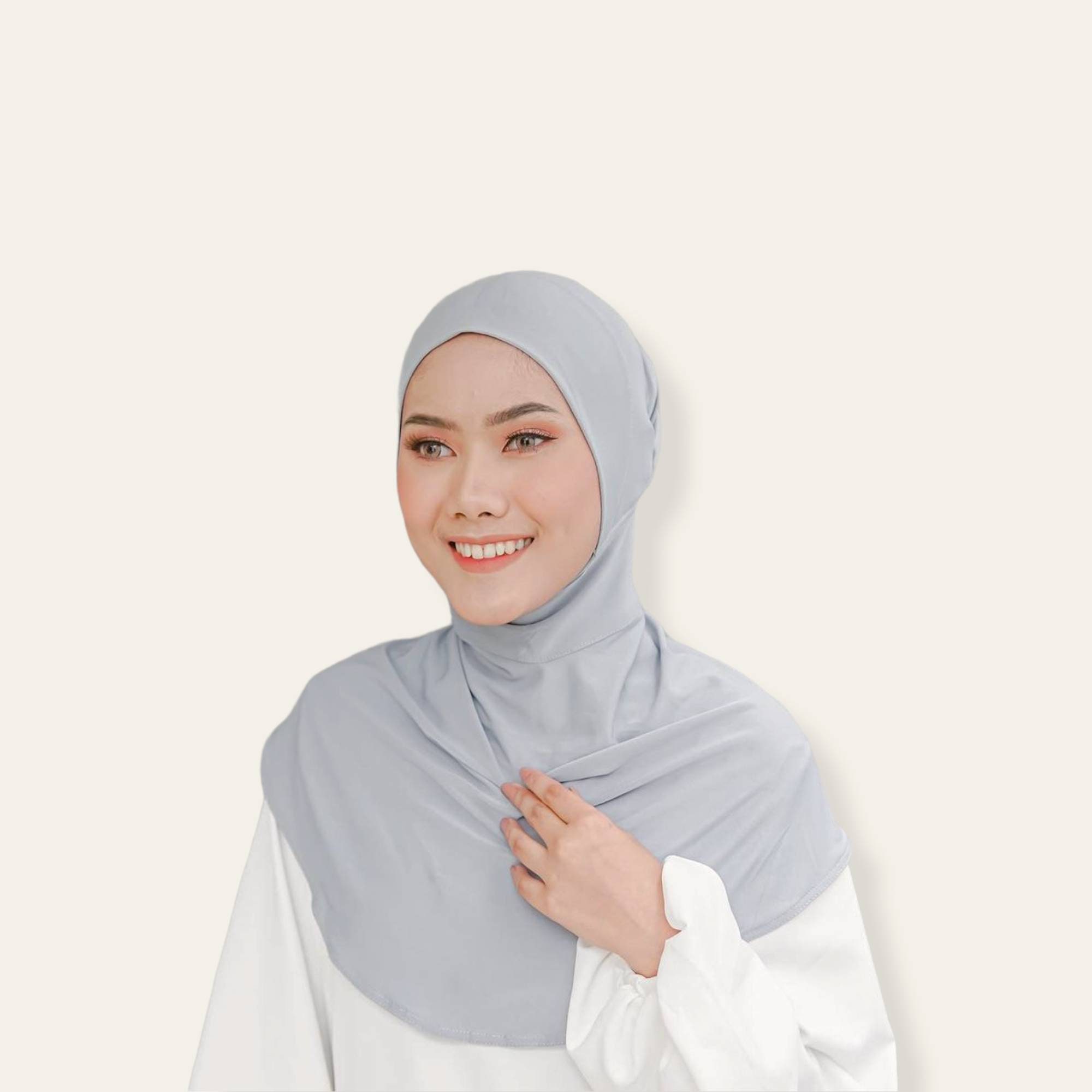 instant hijab with silk undercap