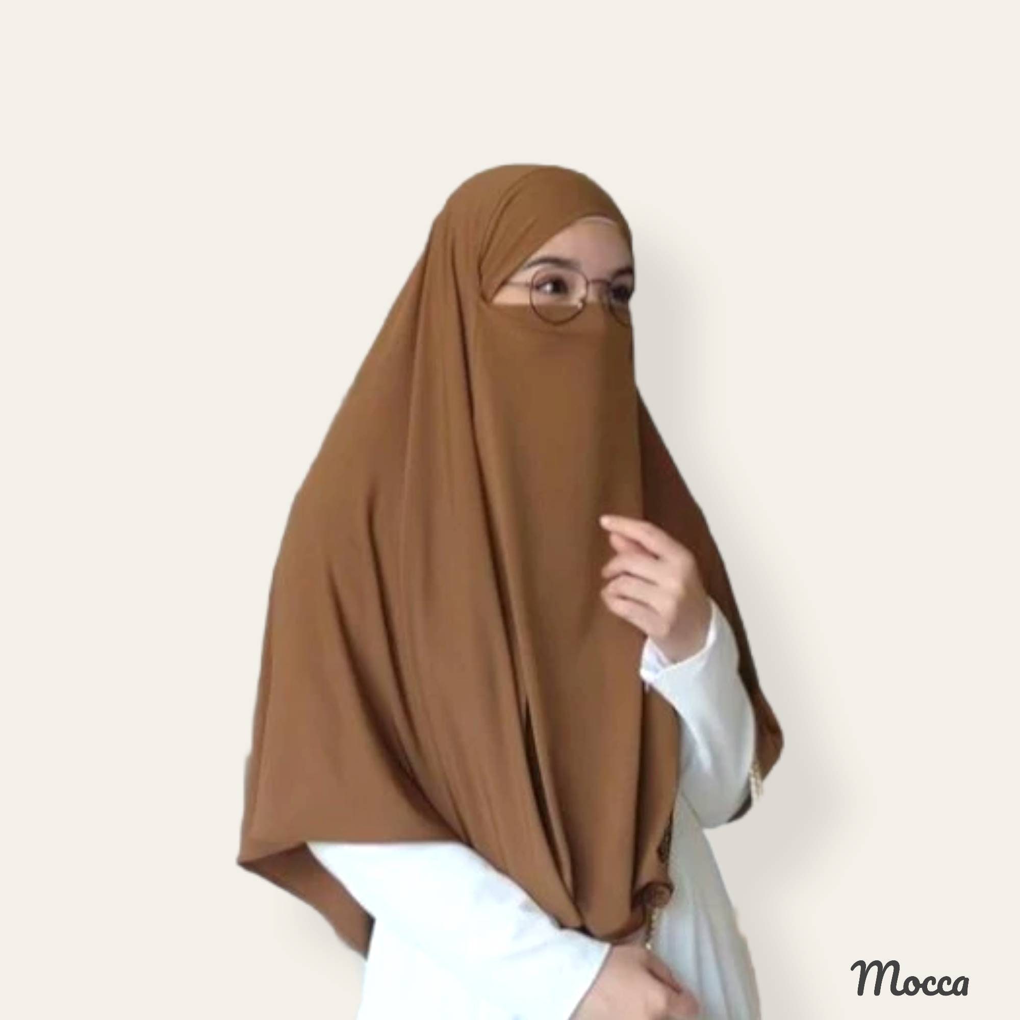 イスラム教徒女性向けインスタントヒマールとニカブ、ロングジャージー