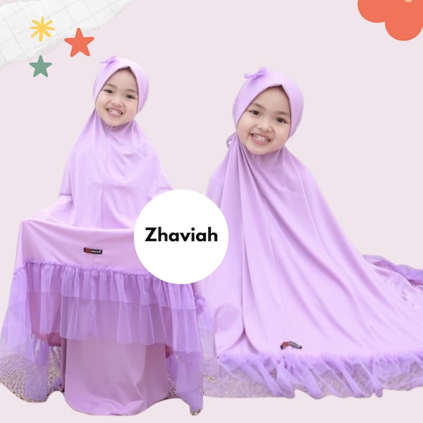 Muslim Baby Prayer Salah Dress for 1-9 Years, Little Baby Girl Abaya Prayer, Islamic Dress for Baby Girl